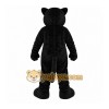 Black Panther Mascot Costume with Custom Logo