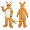 Brown Kangaroo Mascot Costume with Custom Logo Brown Kangaroo Mascot Costume with Custom Logo