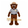 Brown Beaver Mascot Costume with Custom Logo Brown Beaver Mascot Costume with Custom Logo