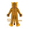 Yellow Tiger Mascot Costume with Custom Logo