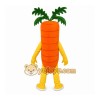 Orange Carrot Mascot Costume with Custom Logo Orange Carrot Mascot Costume with Custom Logo