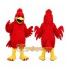 Red Bird Mascot Costume with Custom Logo