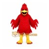 Red Bird Mascot Costume with Custom Logo