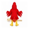 Red Bird Mascot Costume with Custom Logo