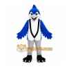 Blue Bird Mascot Costume with Custom Logo