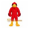 Red Bird Mascot Costume with Custom Logo