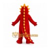 Red Dragon Mascot Costume with Custom Logo Red Dragon Mascot Costume with Custom Logo