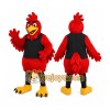 Red Bird Mascot Costume with Custom Logo