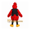 Red Bird Mascot Costume with Custom Logo