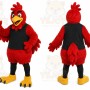 Red Bird Mascot Costume with Custom Logo