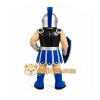 Blue Roman Warrior Mascot Costume with Custom Logo Blue Roman Warrior Mascot Costume with Custom Logo