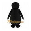 Black Penguin Mascot Costume with Custom Logo Black Penguin Mascot Costume with Custom Logo