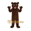 Brown Bear Mascot Costume with Custom Logo Brown Bear Mascot Costume with Custom Logo