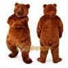 Brown Bear Mascot Costume with Custom Logo Brown Bear Mascot Costume with Custom Logo