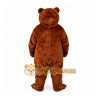 Brown Bear Mascot Costume with Custom Logo Brown Bear Mascot Costume with Custom Logo