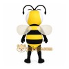 Yellow Bee Mascot Costume with Custom Logo