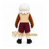 Brown Eagle Mascot Costume with Custom Logo