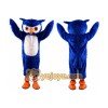 Blue Owl Mascot Costume with Custom Logo Blue Owl Mascot Costume with Custom Logo
