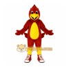 Red Bird Mascot Costume with Custom Logo