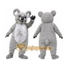 Gray Koala Mascot Costume with Custom Logo Gray Koala Mascot Costume with Custom Logo