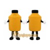 Brown Bottle Mascot Costume with Custom Logo Brown Bottle Mascot Costume with Custom Logo