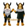 Black Viking Mascot Costume with Custom Logo Black Viking Mascot Costume with Custom Logo