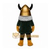 Black Viking Mascot Costume with Custom Logo Black Viking Mascot Costume with Custom Logo
