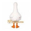 White Bird Mascot Costume with Custom Logo White Bird Mascot Costume with Custom Logo