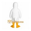 White Bird Mascot Costume with Custom Logo White Bird Mascot Costume with Custom Logo