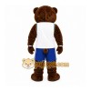 Brown Bear Mascot Costume with Custom Logo Brown Bear Mascot Costume with Custom Logo