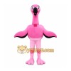 Pink Flamingo Mascot Costume with Custom Logo Pink Flamingo Mascot Costume with Custom Logo