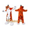 Orange Tiger Mascot Costume with Custom Logo Orange Tiger Mascot Costume with Custom Logo
