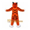 Orange Tiger Mascot Costume with Custom Logo Orange Tiger Mascot Costume with Custom Logo