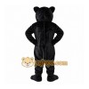 Black Panther Mascot Costume with Custom Logo Black Panther Mascot Costume with Custom Logo