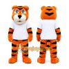 Orange Tiger Mascot Costume with Custom Logo Orange Tiger Mascot Costume with Custom Logo