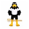 Black Eagle Mascot Costume with Custom Logo Black Eagle Mascot Costume with Custom Logo