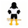 Black Eagle Mascot Costume with Custom Logo Black Eagle Mascot Costume with Custom Logo
