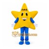 Yellow Star Mascot Costume with Custom Logo Yellow Star Mascot Costume with Custom Logo