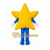 Yellow Star Mascot Costume with Custom Logo Yellow Star Mascot Costume with Custom Logo
