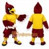 Red Bird Mascot Costume with Custom Logo Red Bird Mascot Costume with Custom Logo