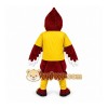 Red Bird Mascot Costume with Custom Logo Red Bird Mascot Costume with Custom Logo