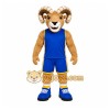 Brown Ram Mascot Costume with Custom Logo Brown Ram Mascot Costume with Custom Logo