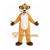 Brown Meerkat Mascot Costume with Custom Logo Brown Meerkat Mascot Costume with Custom Logo
