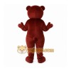 Brown Bear Mascot Costume with Custom Logo