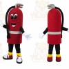 Red Fire Extinguisher Mascot Costume with Custom Logo