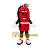 Red Fire Extinguisher Mascot Costume with Custom Logo Red Fire Extinguisher Mascot Costume with Custom Logo