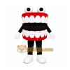 Red Teeth Mascot Costume with Custom Logo Red Teeth Mascot Costume with Custom Logo