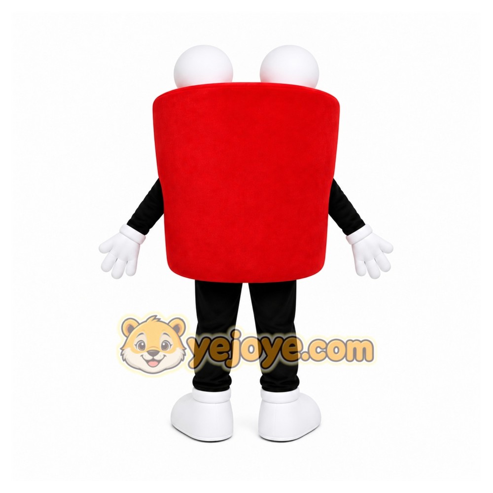 Red Teeth Mascot Costume with Custom Logo Red Teeth Mascot Costume with Custom Logo