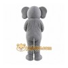 Gray Elephant Mascot Costume with Custom Logo
