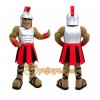 Brown Roman Warrior Mascot Costume with Custom Logo Brown Roman Warrior Mascot Costume with Custom Logo